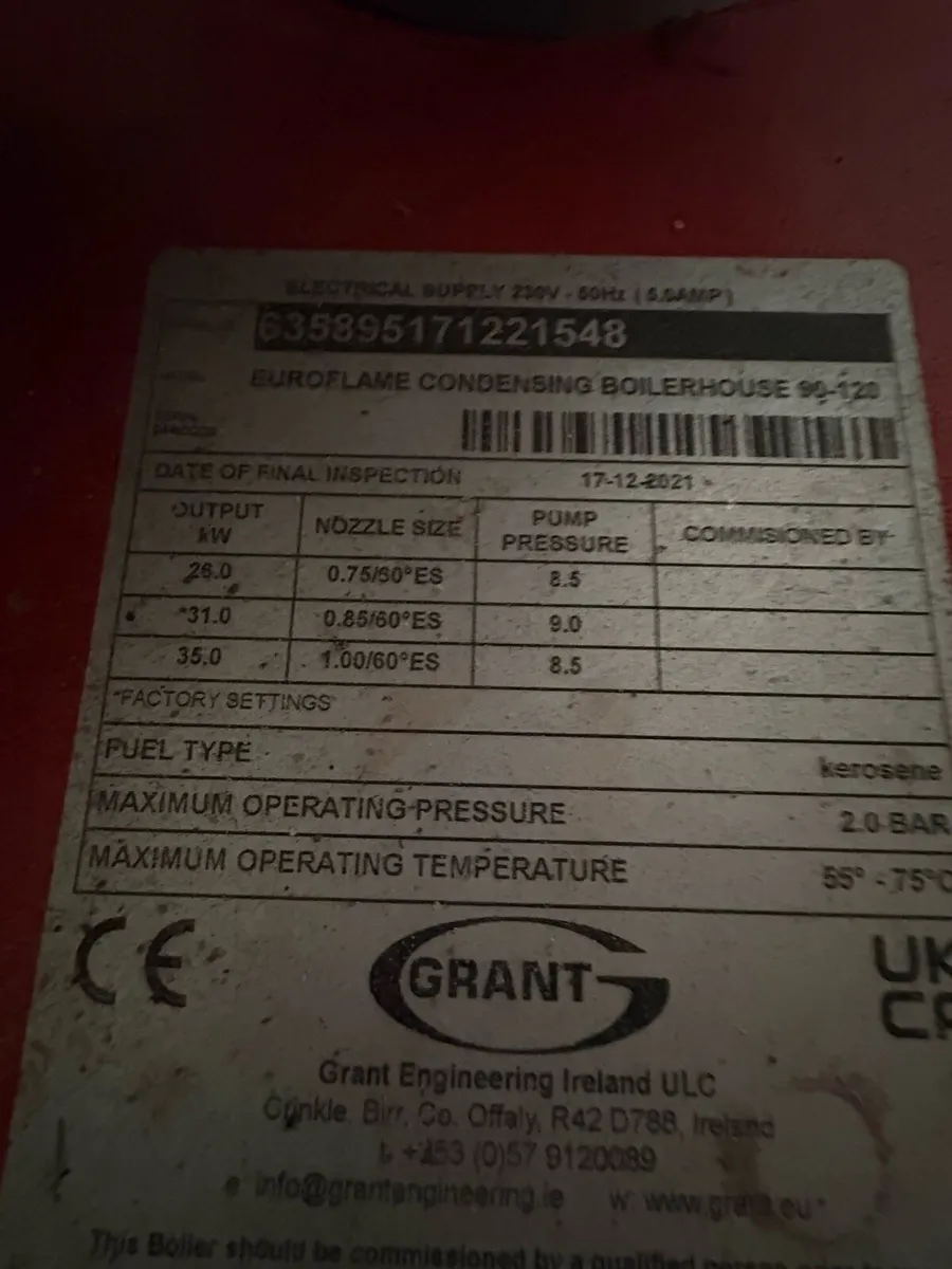 Grant Oil Boiler - Image 4