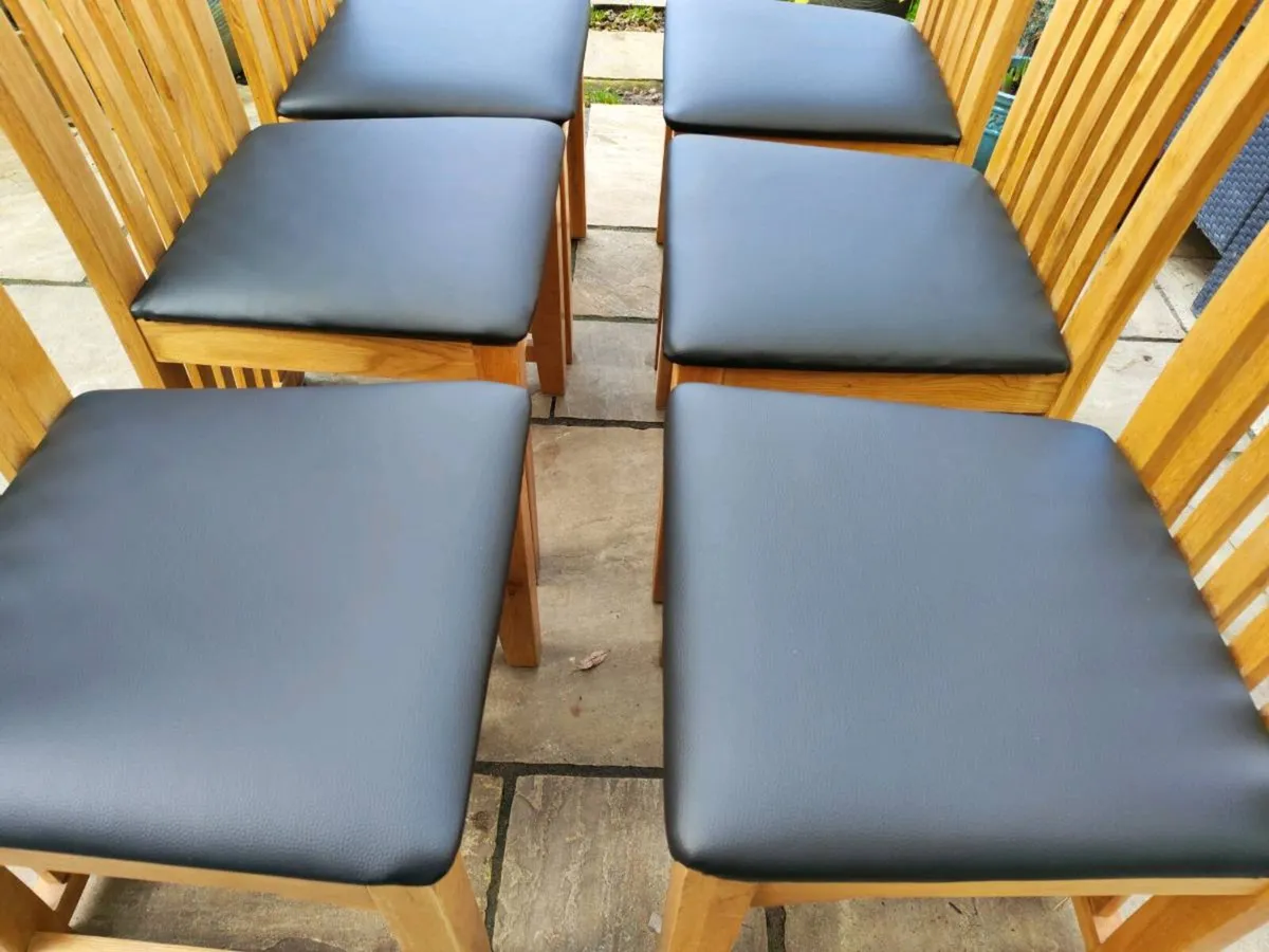 Kitchen dining chairs X 6 - Image 2