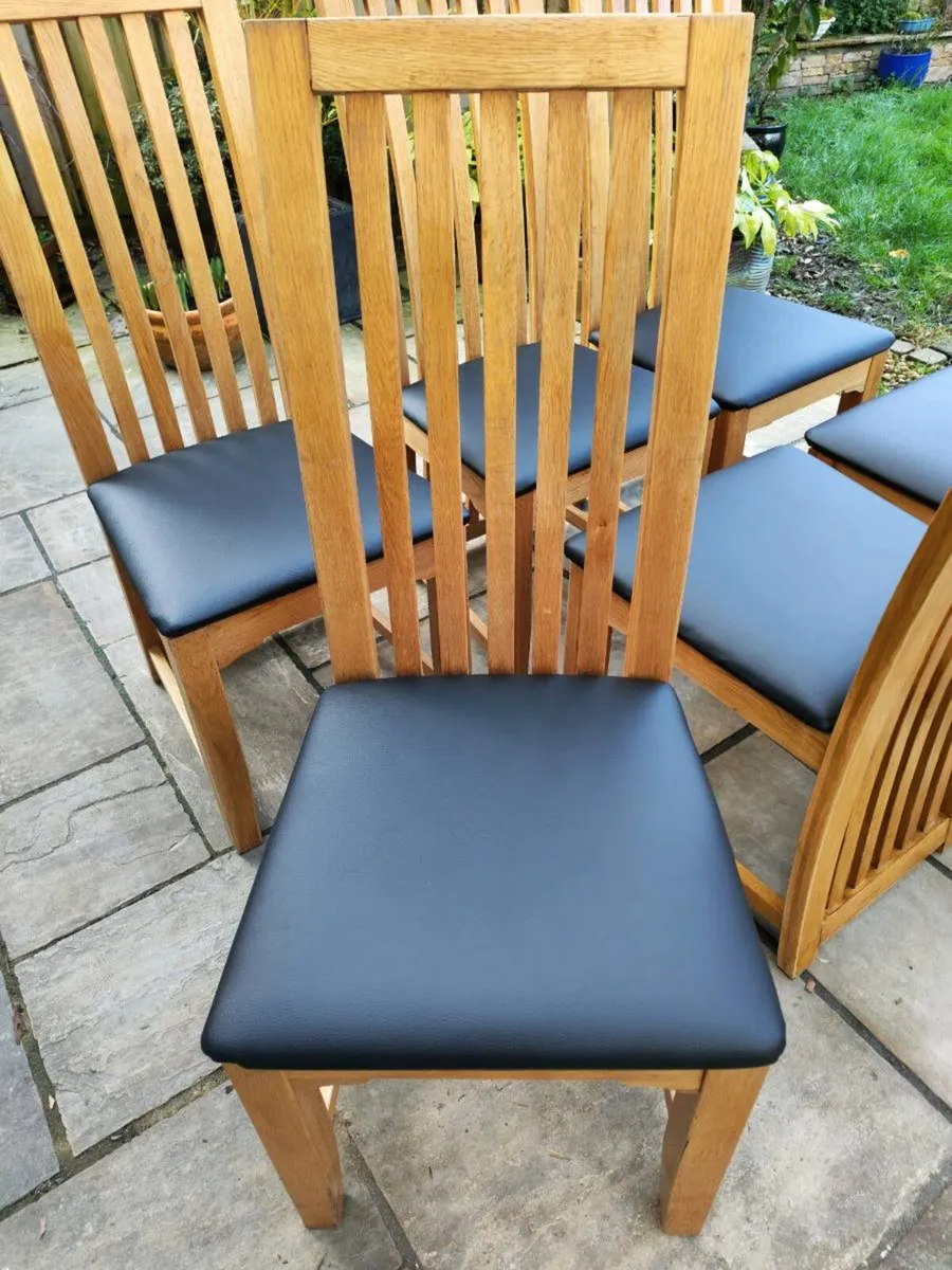 Kitchen dining chairs X 6 - Image 4