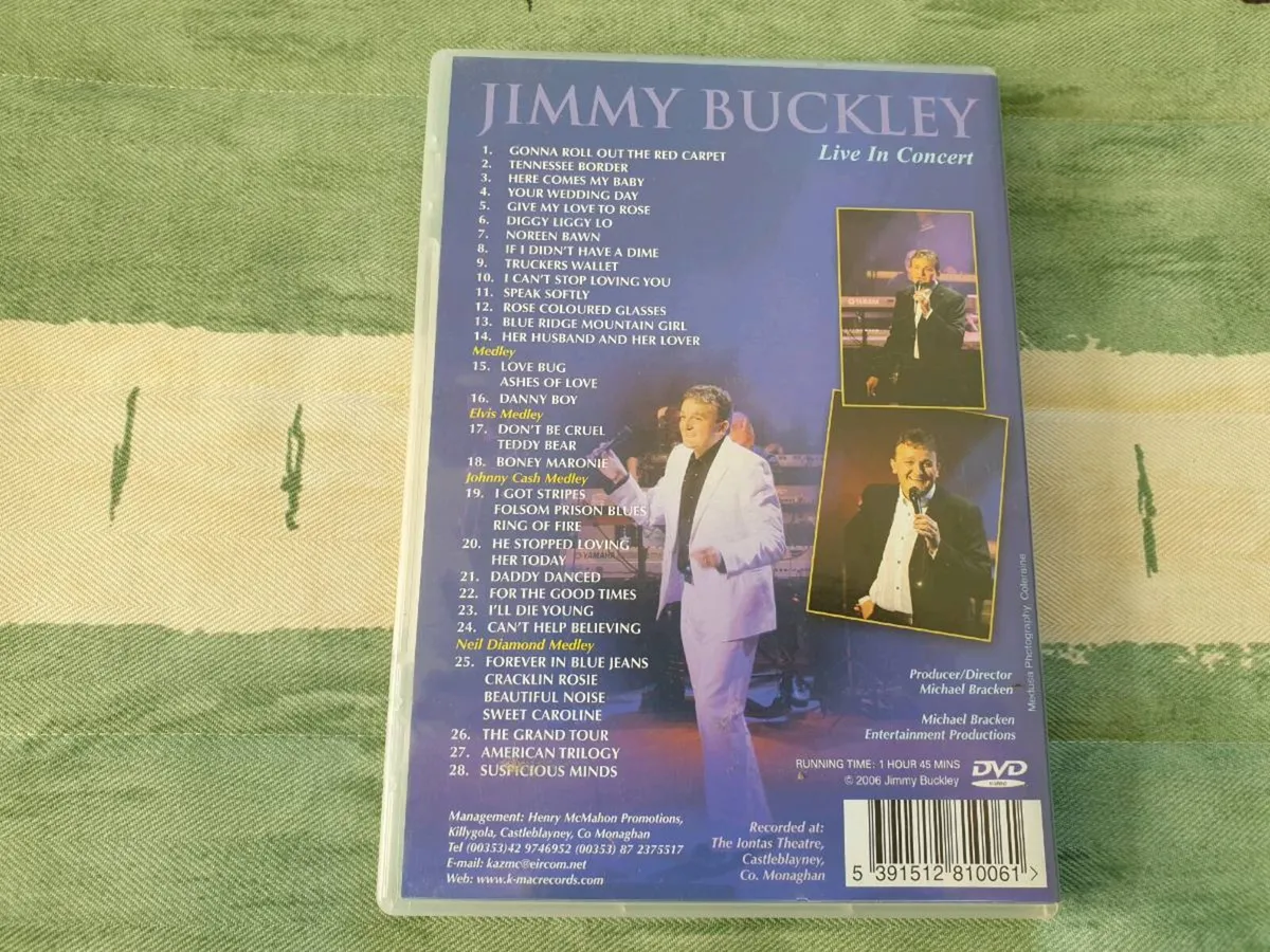 Jimmy Buckley DVD Live in Concert - Image 2