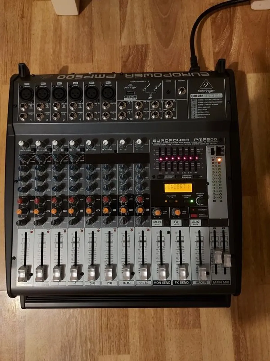 Behringer PMP500 mixing desk for sale - Image 1