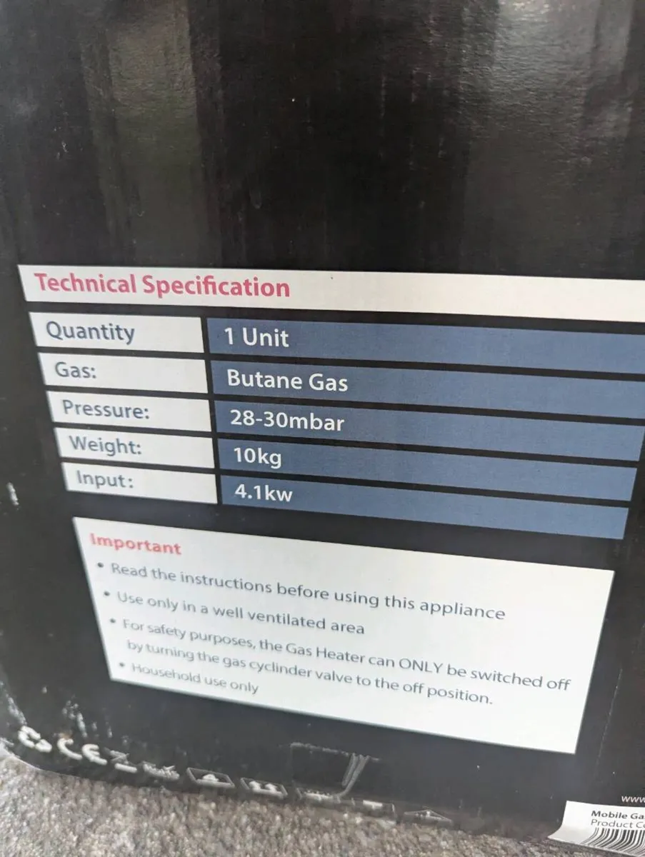 Portable gas heater - Image 2