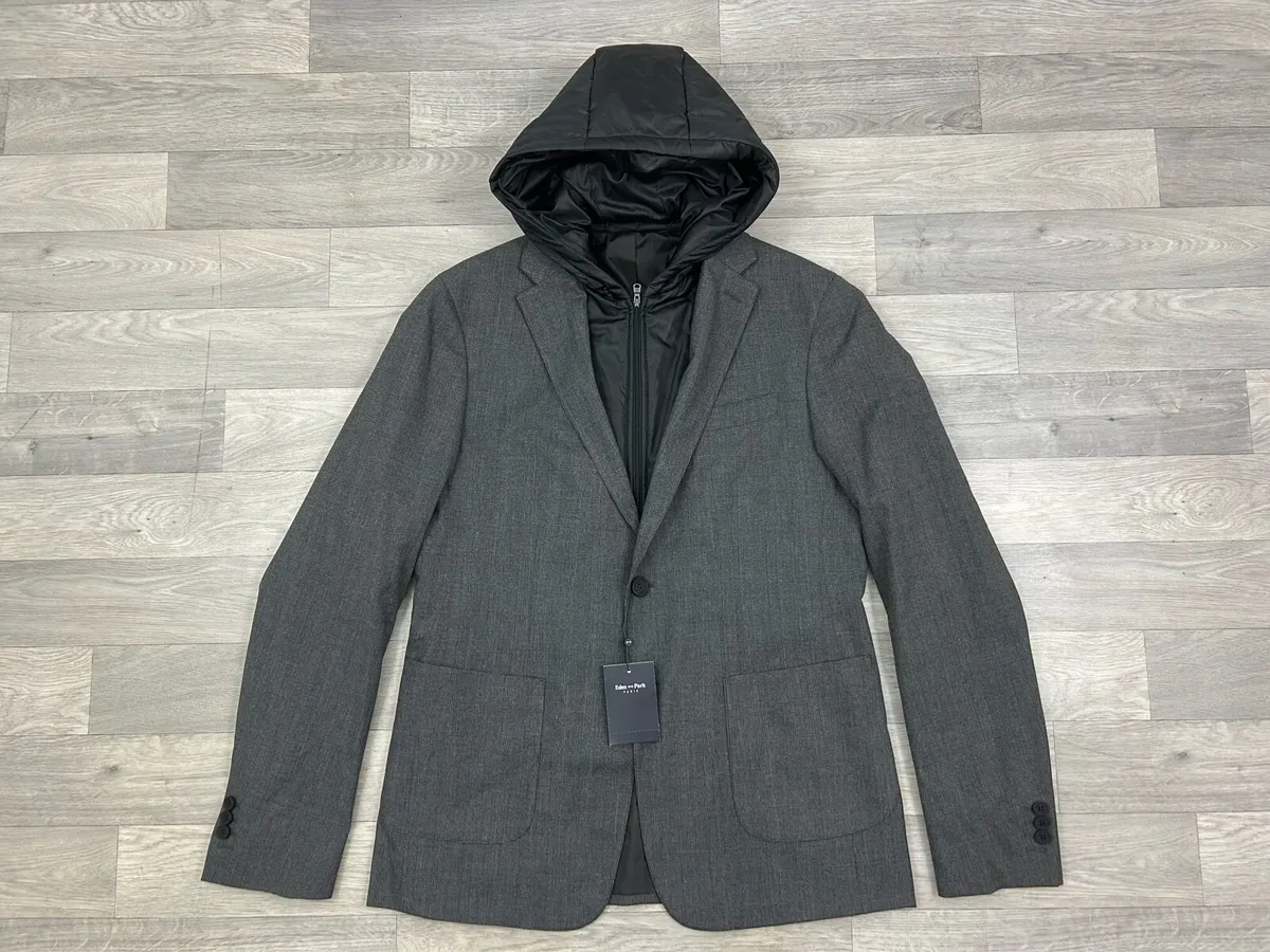 NEW Eden Park Paris IRFU Hooded Blazer Jacket - Image 1
