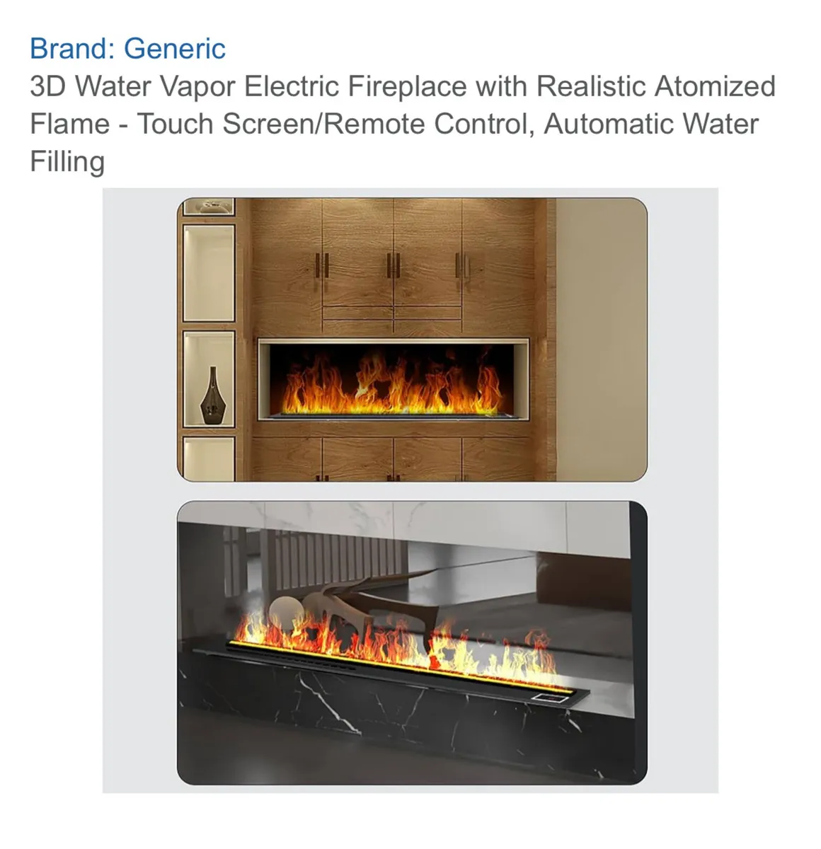 3D water Vapor Electric Fire - Image 1