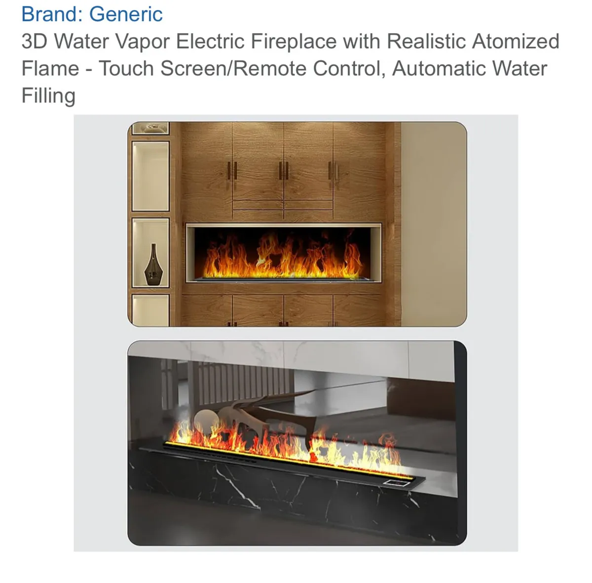 3D water Vapor Electric Fire - Image 3