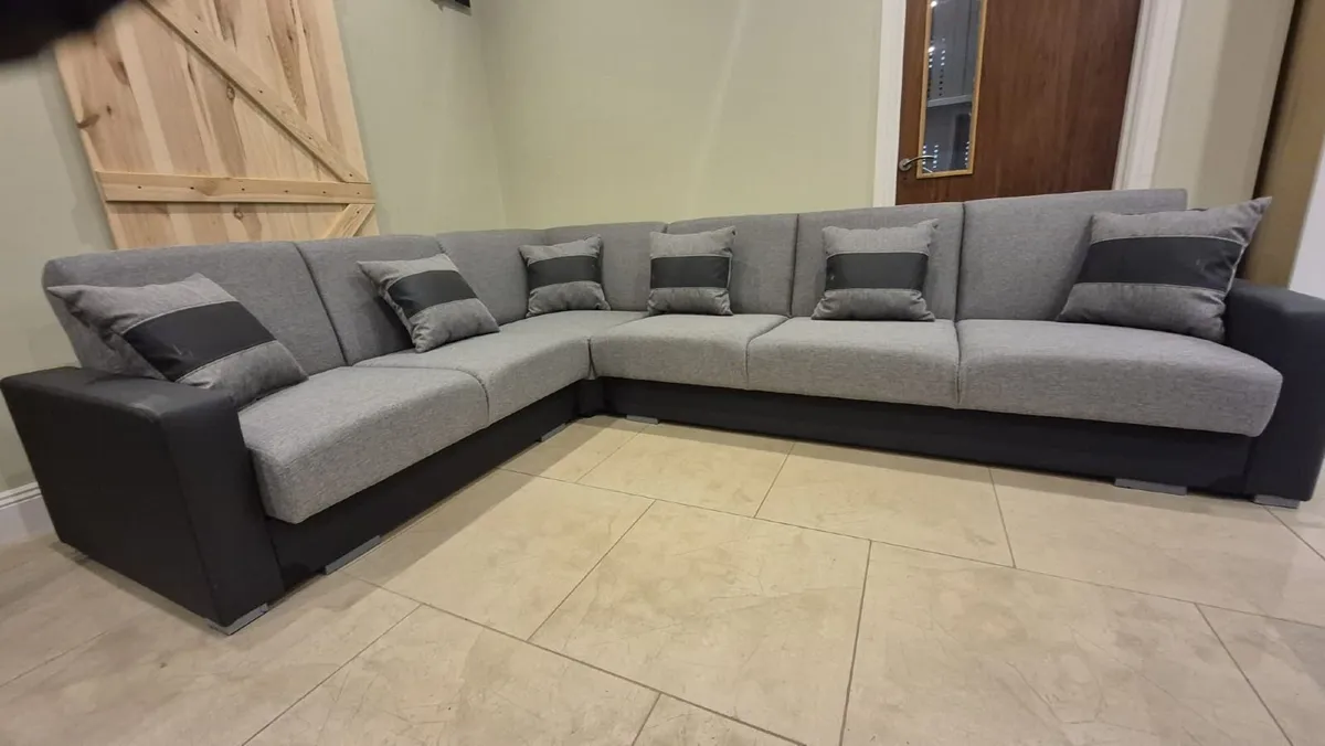 Corner sofa bed Nero - Image 1