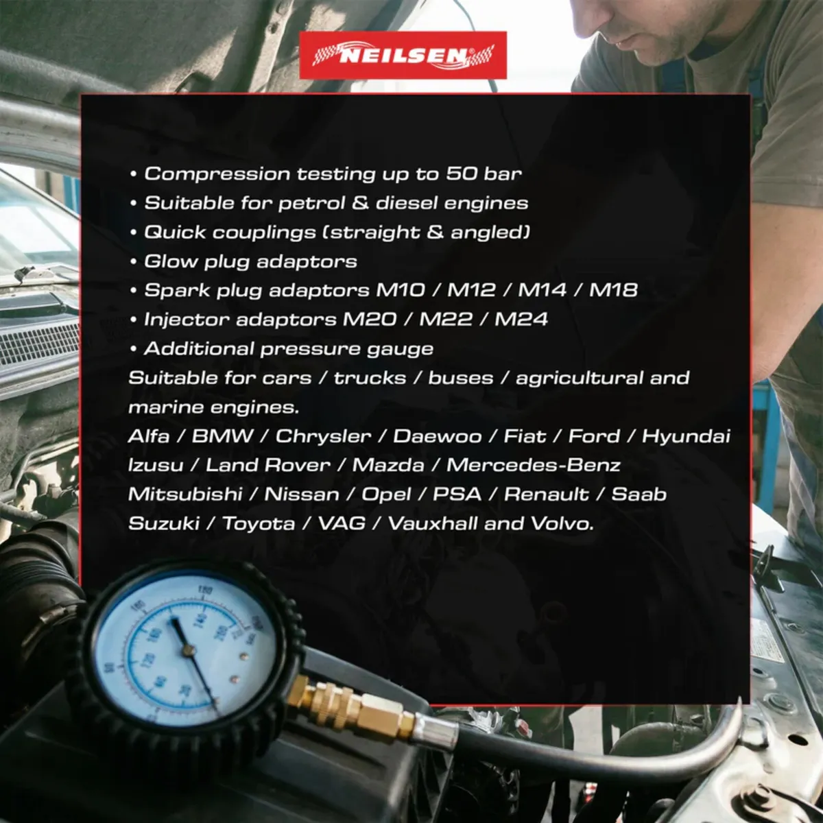 Engine Compression Test Kit - Image 4