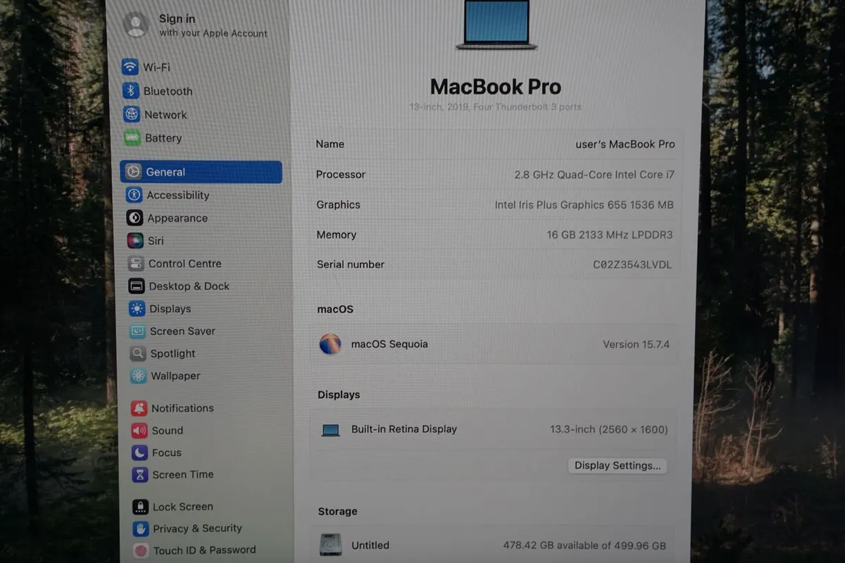 Apple MacBook Pro 13" 2019 | i7 | 16GB | 512GB - Image 2