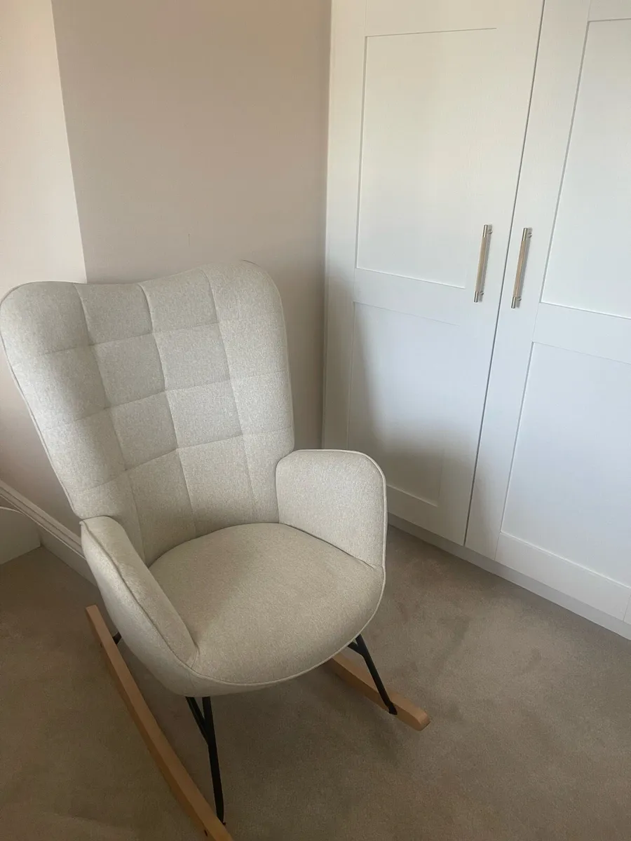 Cream Rocking Chair - Image 1