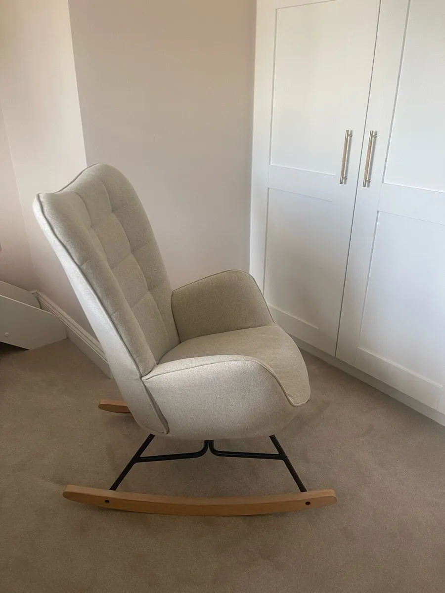 Cream Rocking Chair - Image 3