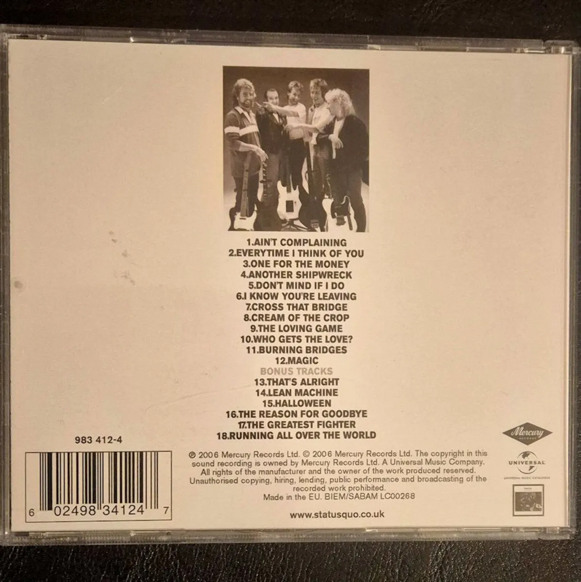 Status Quo - Ain't Complaining - CD - Image 2