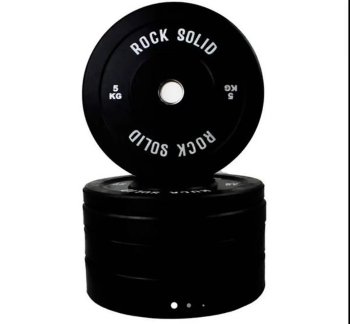 Olympic Barbell & weight plates 127.5kg (new) - Image 2