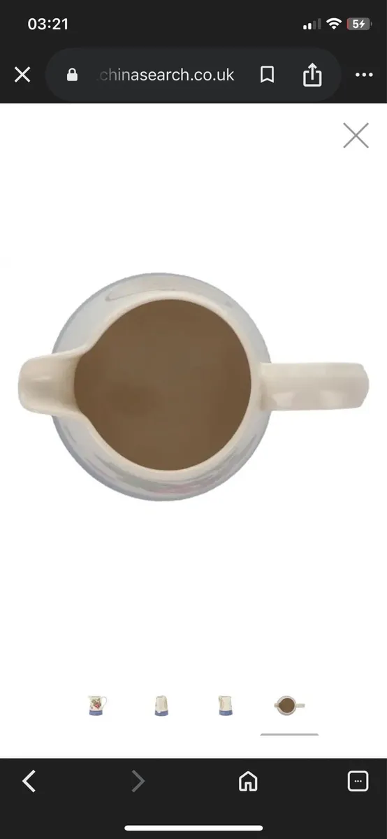 discontinued WEDGEWOOD - SARAH’S GARDEN 1/2 pt Jug - Image 3