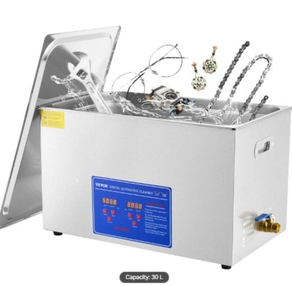 Professional Ultrasonic Cleaner, 30 L Ultrasonic - Image 1