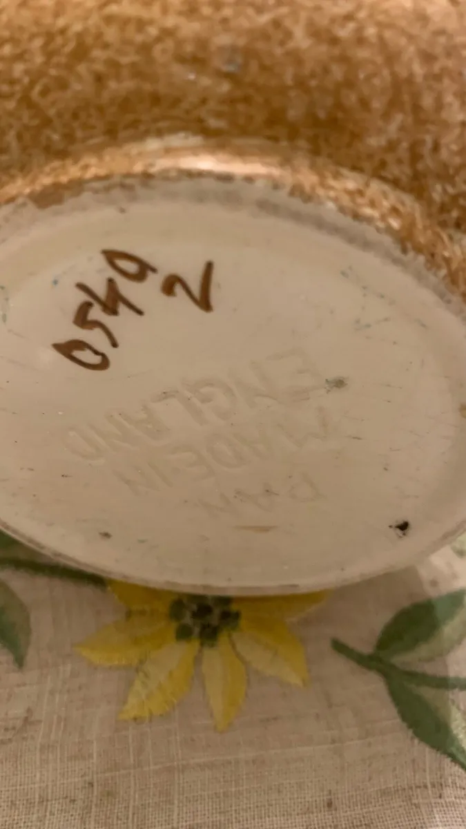 vintage Art Deco Ceramic Pitcher English 1930’s - Image 4