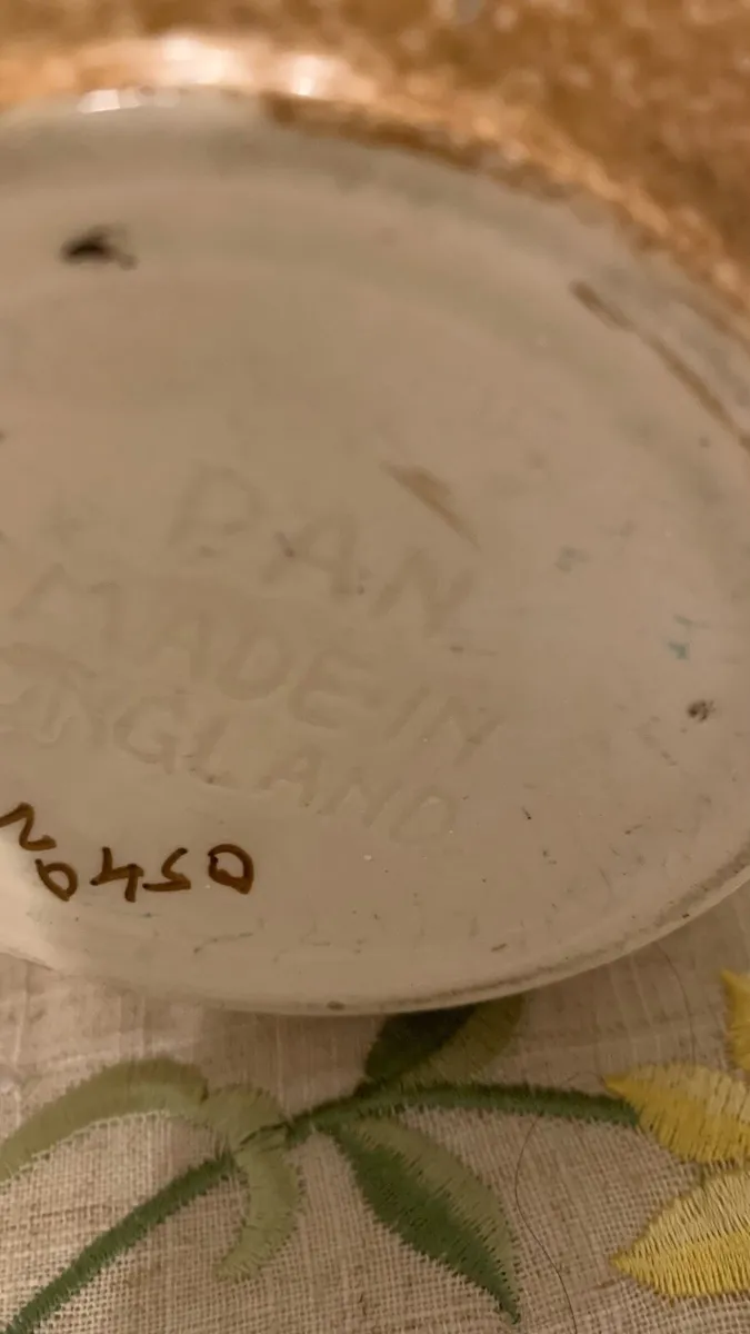 vintage Art Deco Ceramic Pitcher English 1930’s - Image 3