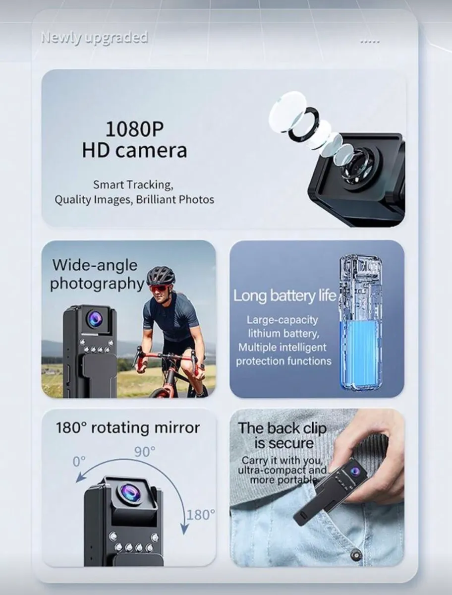 New secret body camera audio video loads of featur - Image 3