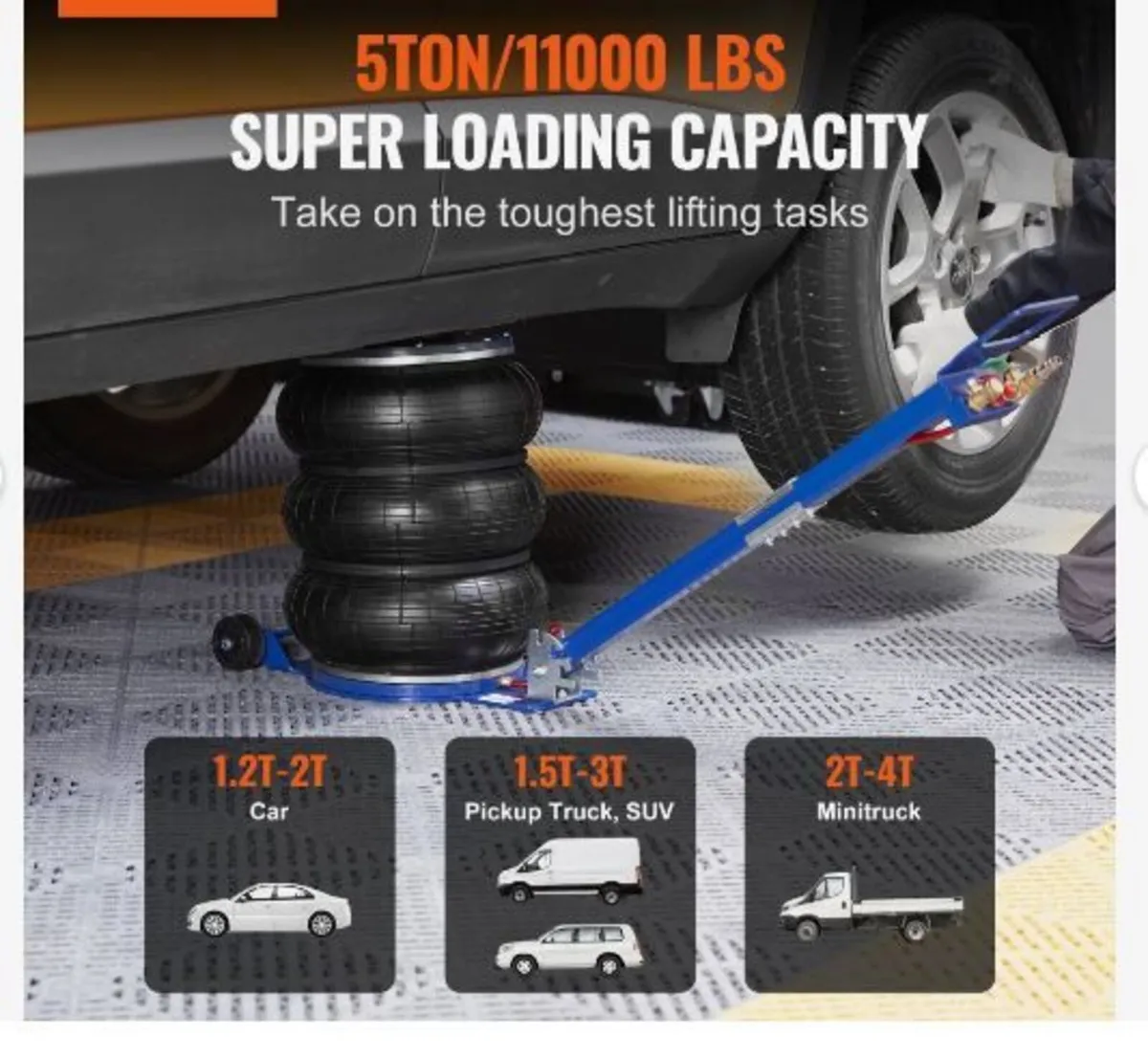 Air Jack, 5 Ton/11000 lbs Triple Bag - Image 3