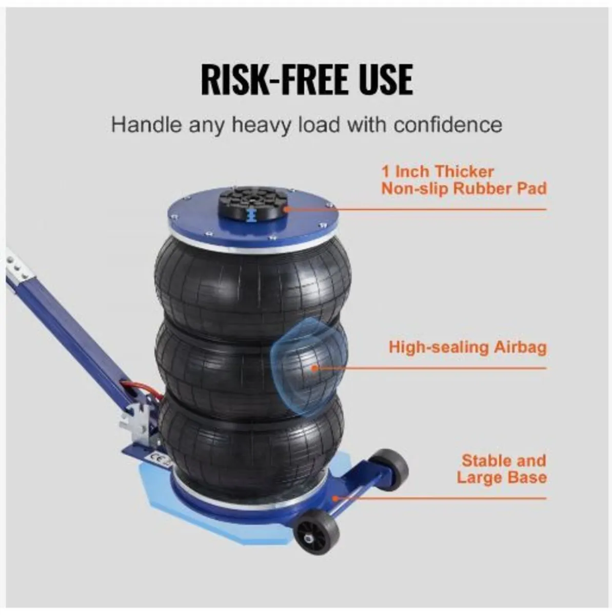 Air Jack, 5 Ton/11000 lbs Triple Bag - Image 1