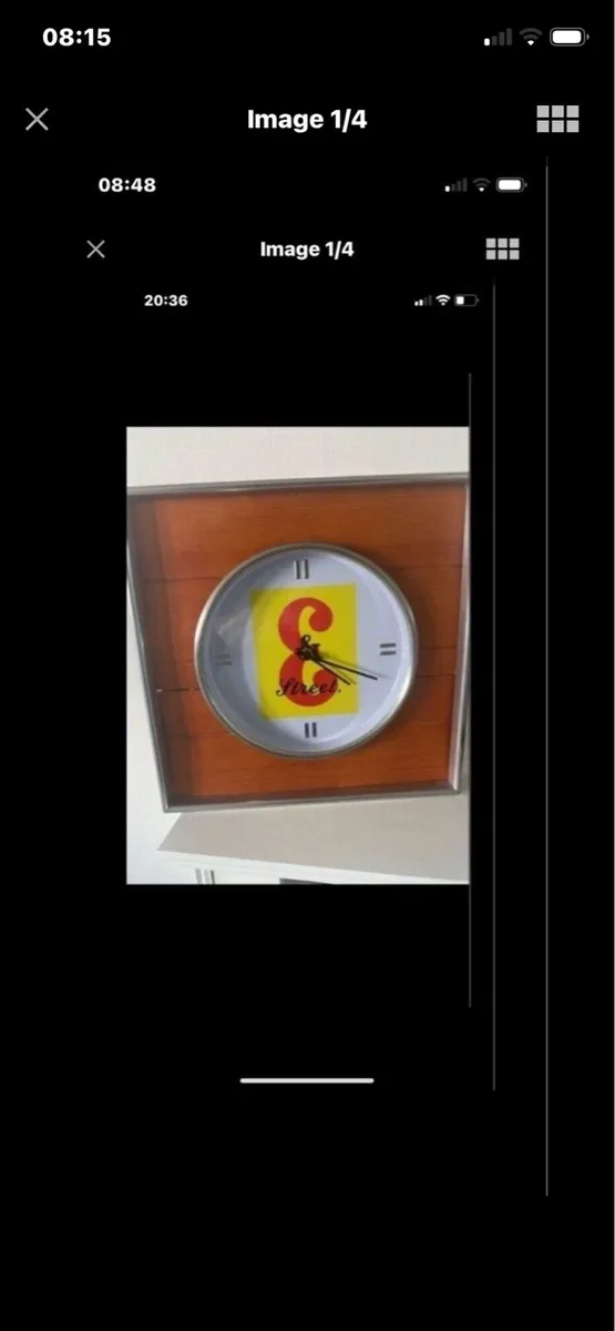 J & B Whisky Bar Clock - Image 1