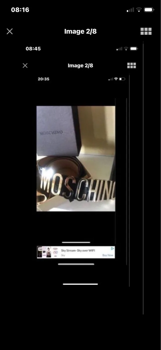 Moschino Leather Belt - Image 2