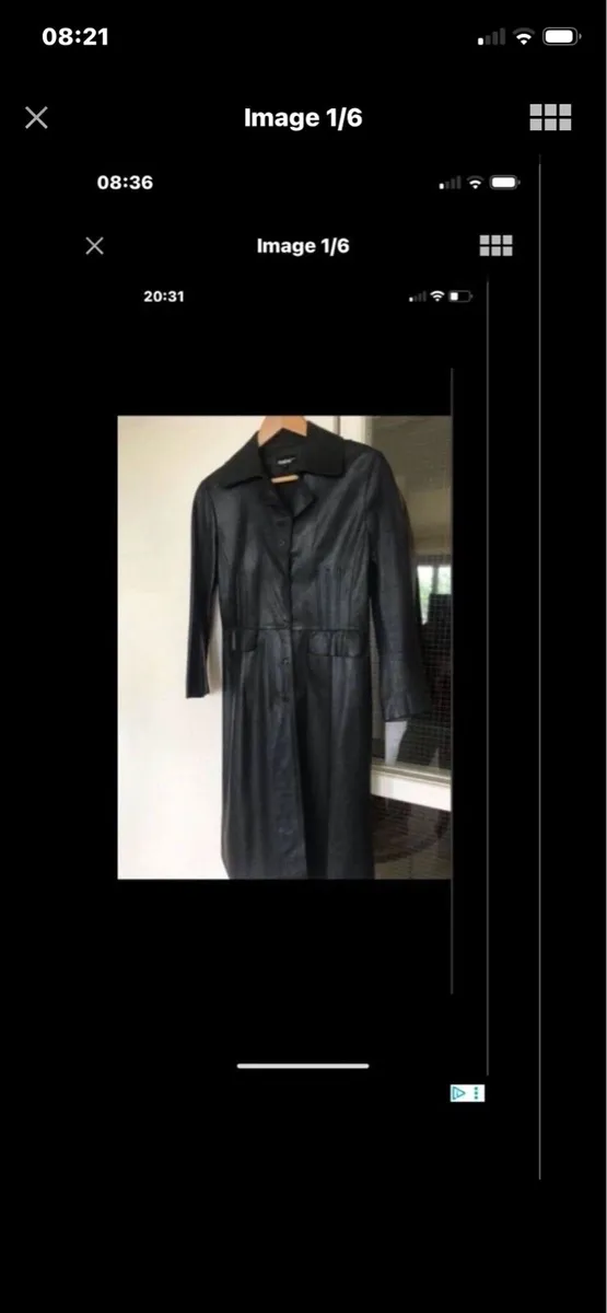 Ladies Leather Coat - Image 1