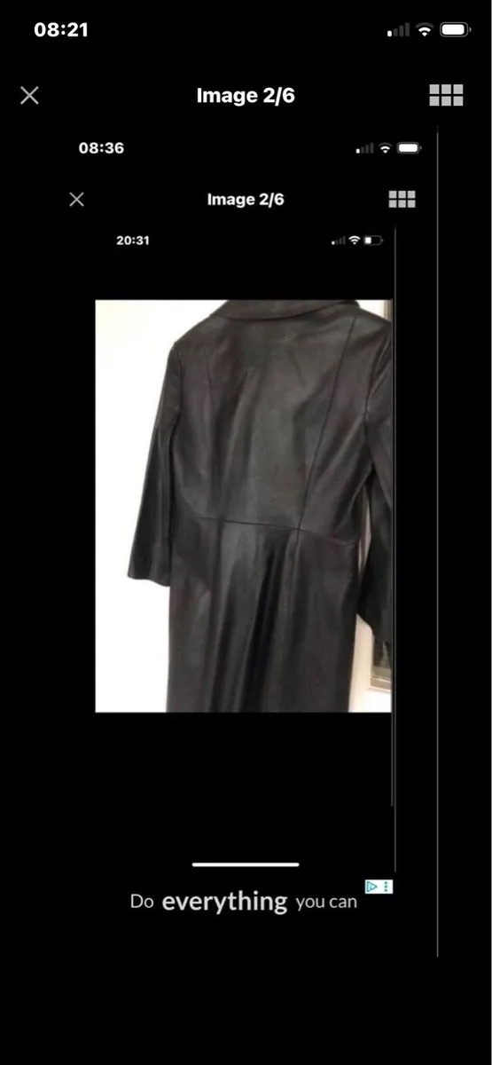 Ladies Leather Coat - Image 2