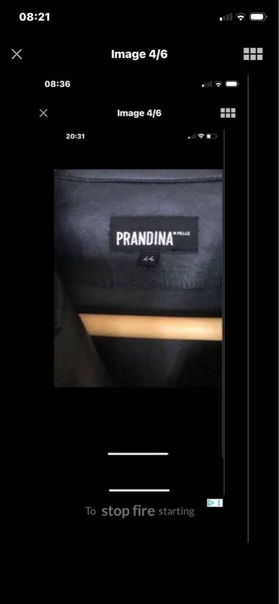 Ladies Leather Coat - Image 4