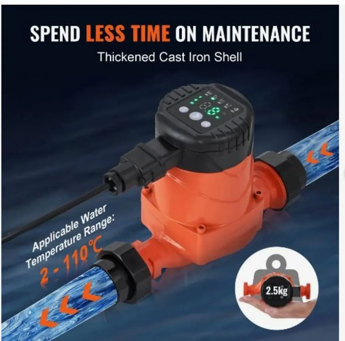 LPS25-6BP-180 Hot Water Recirculating Pump - Image 4