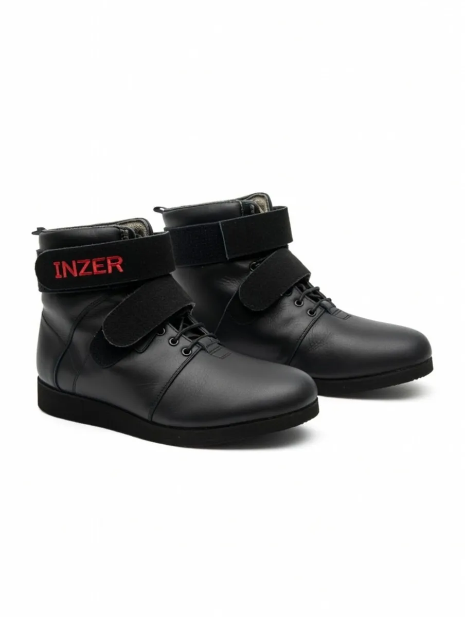 Inzer High-Top Power Shoes “The Pillar” – Black - Image 1