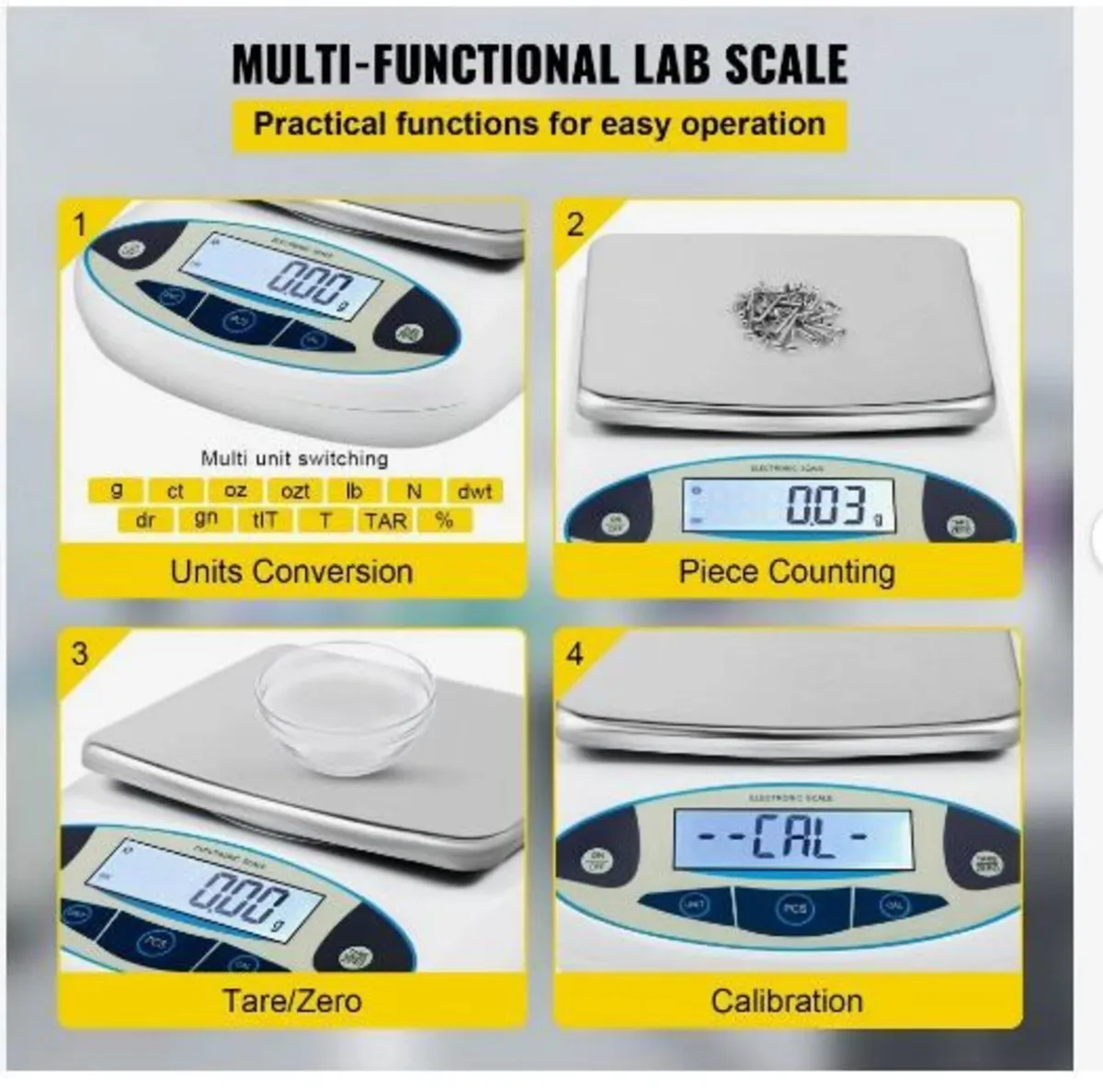 Analytical Balance, 5000g x 0.01g Accuracy Lab - Image 4