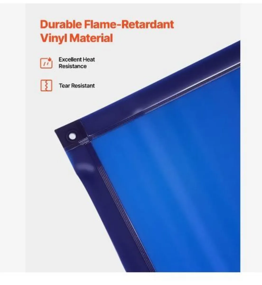 Welding Screen with Frame, 1.74 x 1.74 m - Image 4