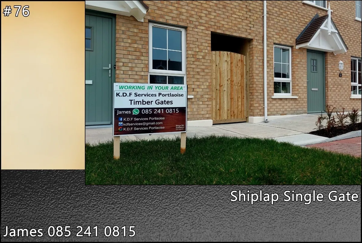 Timber Gates Free Installation - Image 4