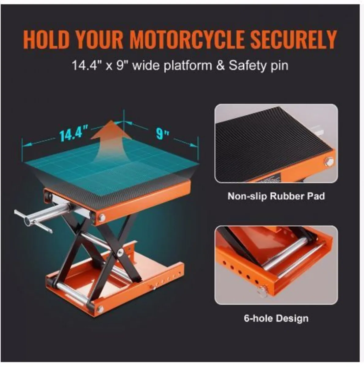 Motorcycle Scissor Jack Lift 499.5 kg - Image 2