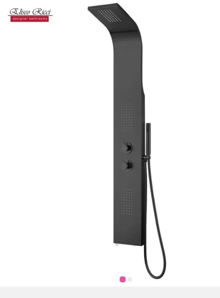 Eliseo Ricci Vesu Shower Tower - Gun Metal - Image 1