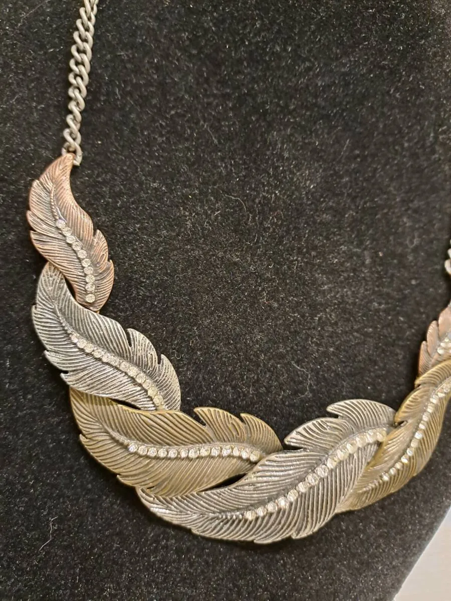 Statement Feather Necklace - Image 2