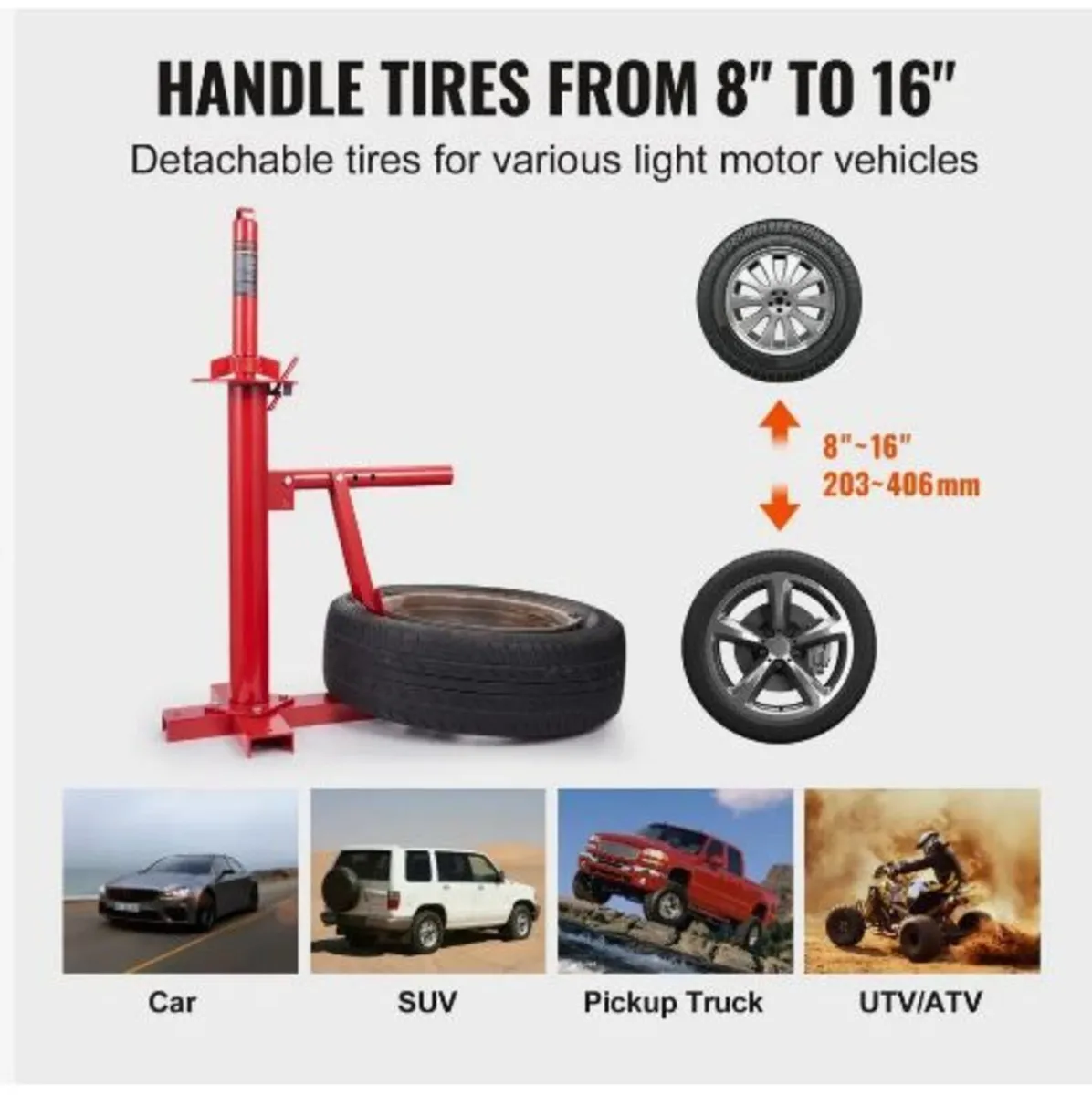 Portable Manual Tire Changer Bead Breaker Tool - Image 2