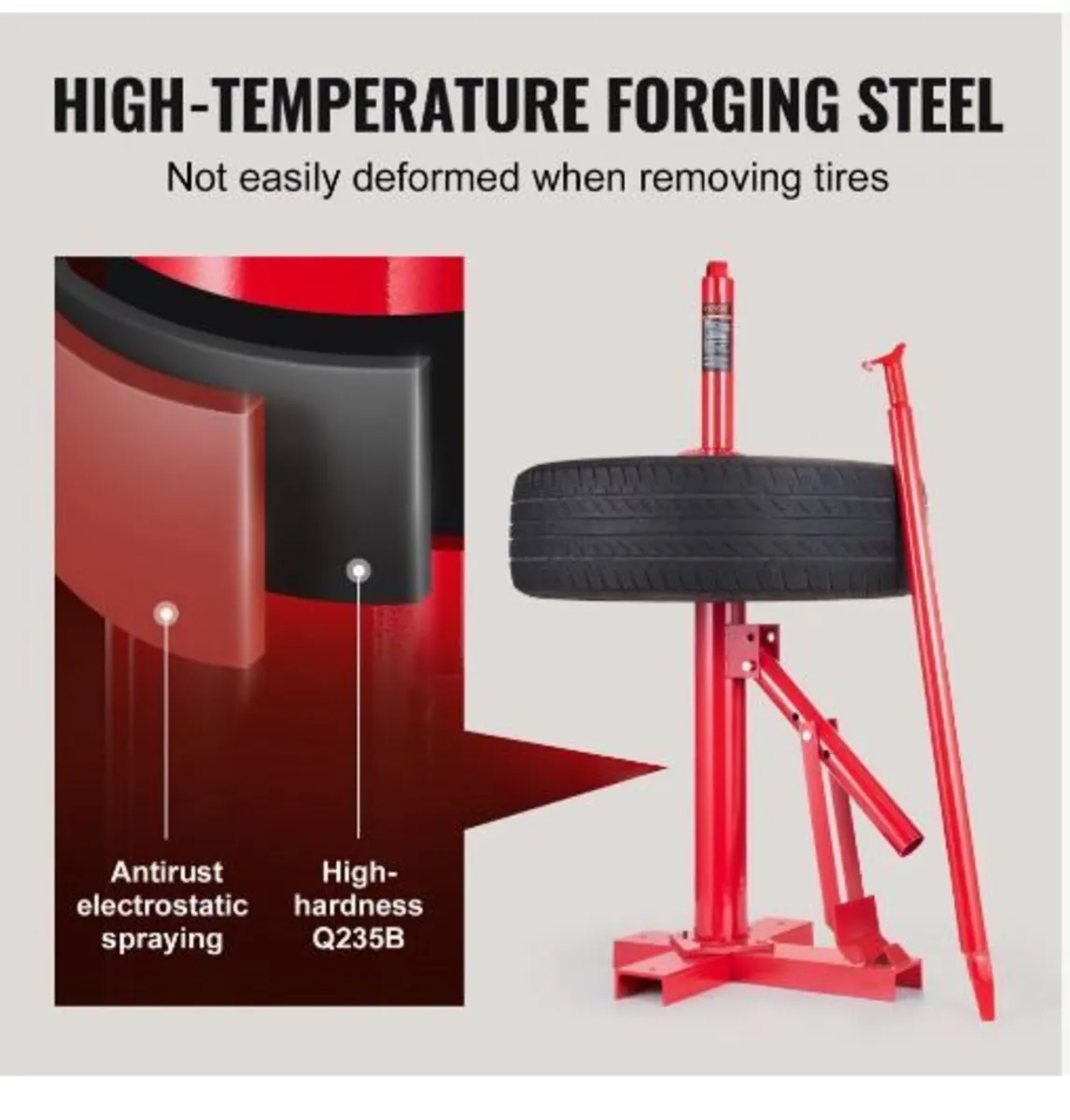 Portable Manual Tire Changer Bead Breaker Tool - Image 3