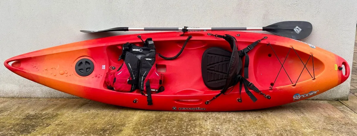 Solo  Perception Scooter Sit on Top Kayak - Image 1