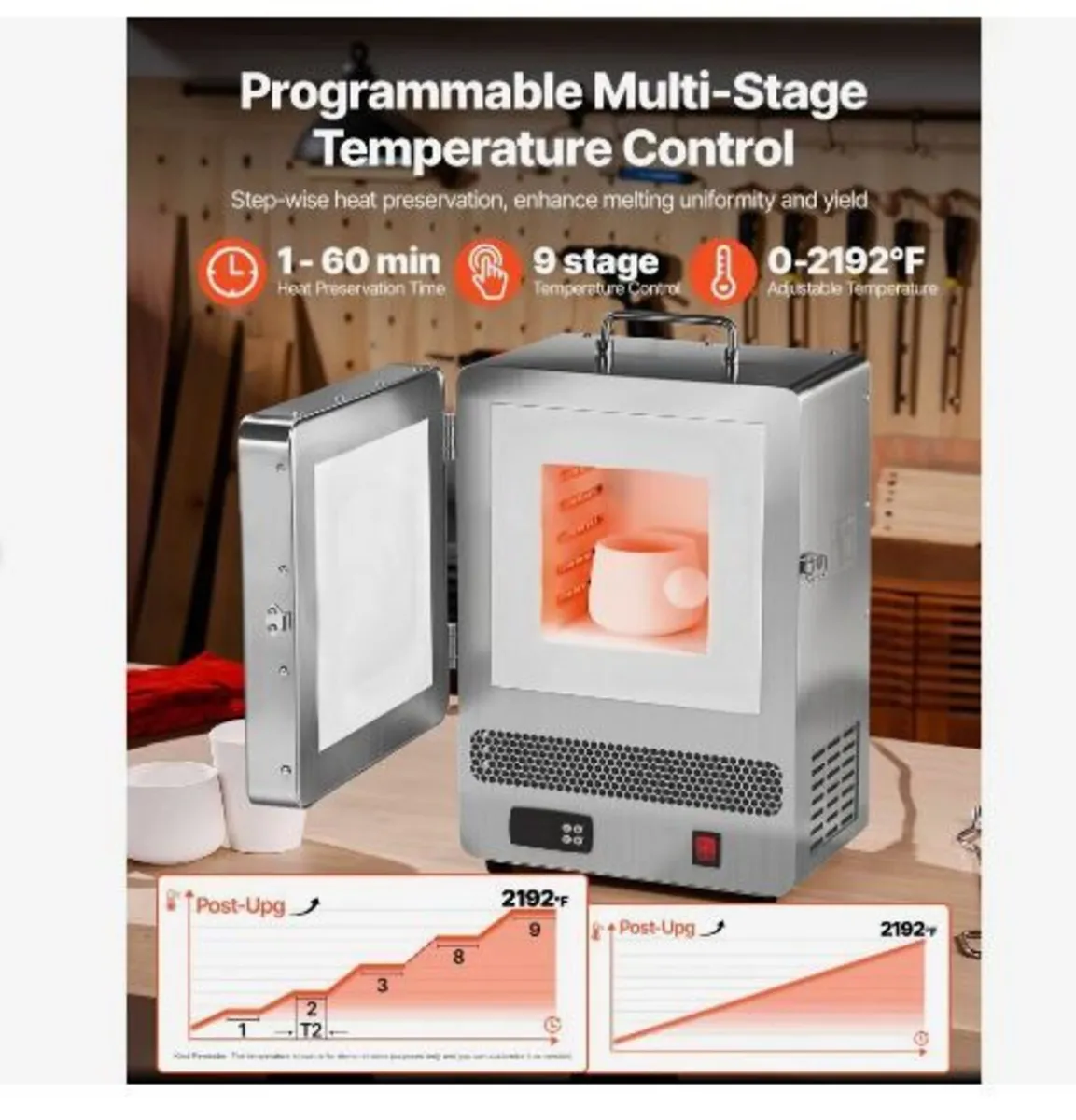 Tabletop Kiln Melter, 1500W - Image 2