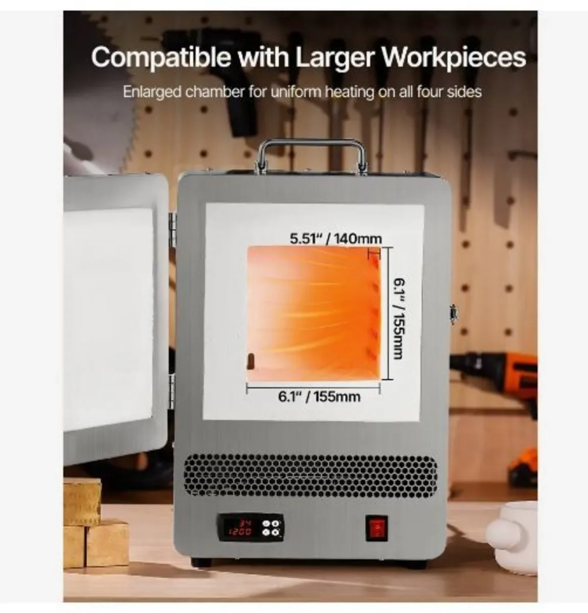 Tabletop Kiln Melter, 1500W - Image 3