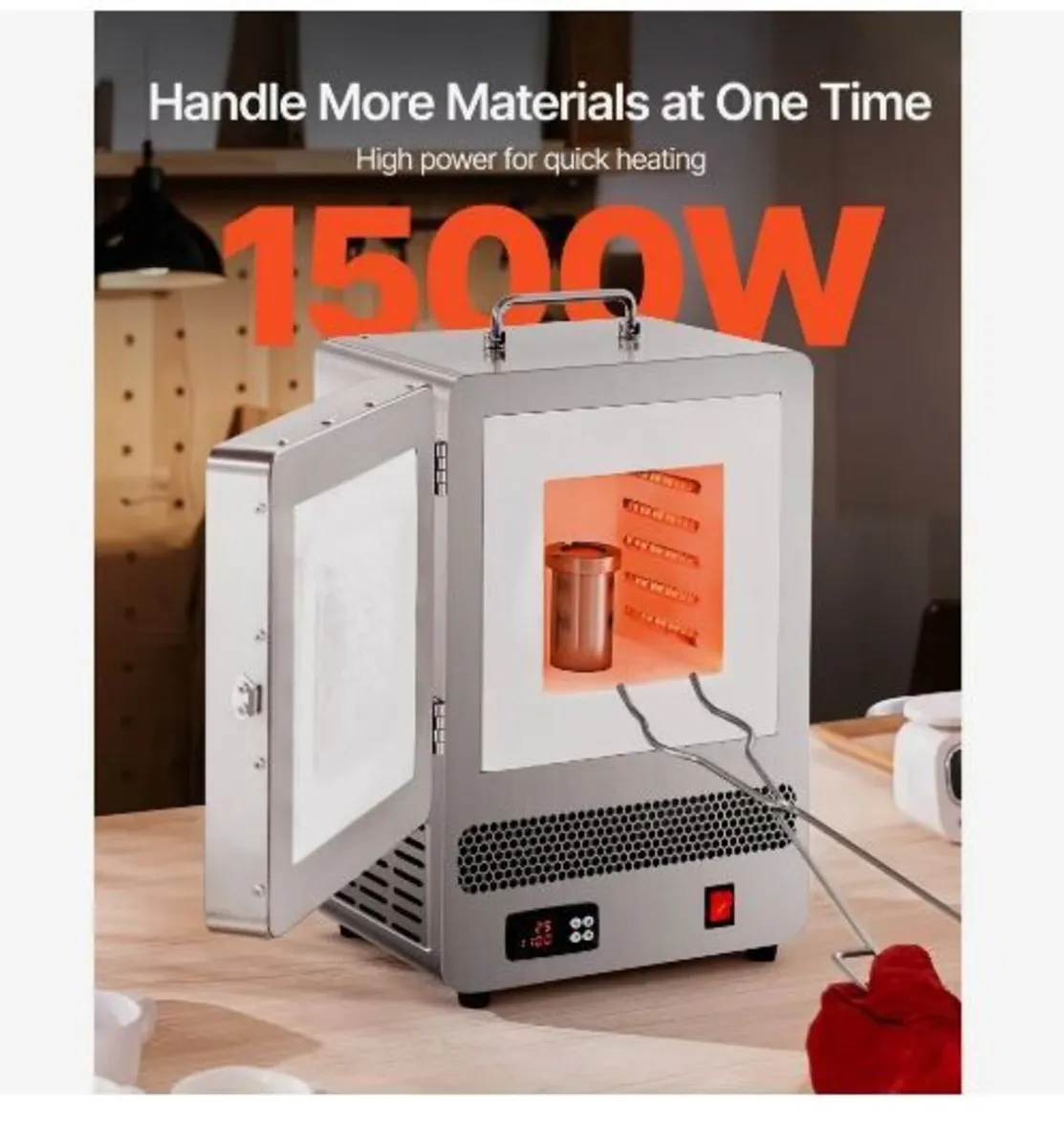 Tabletop Kiln Melter, 1500W - Image 4