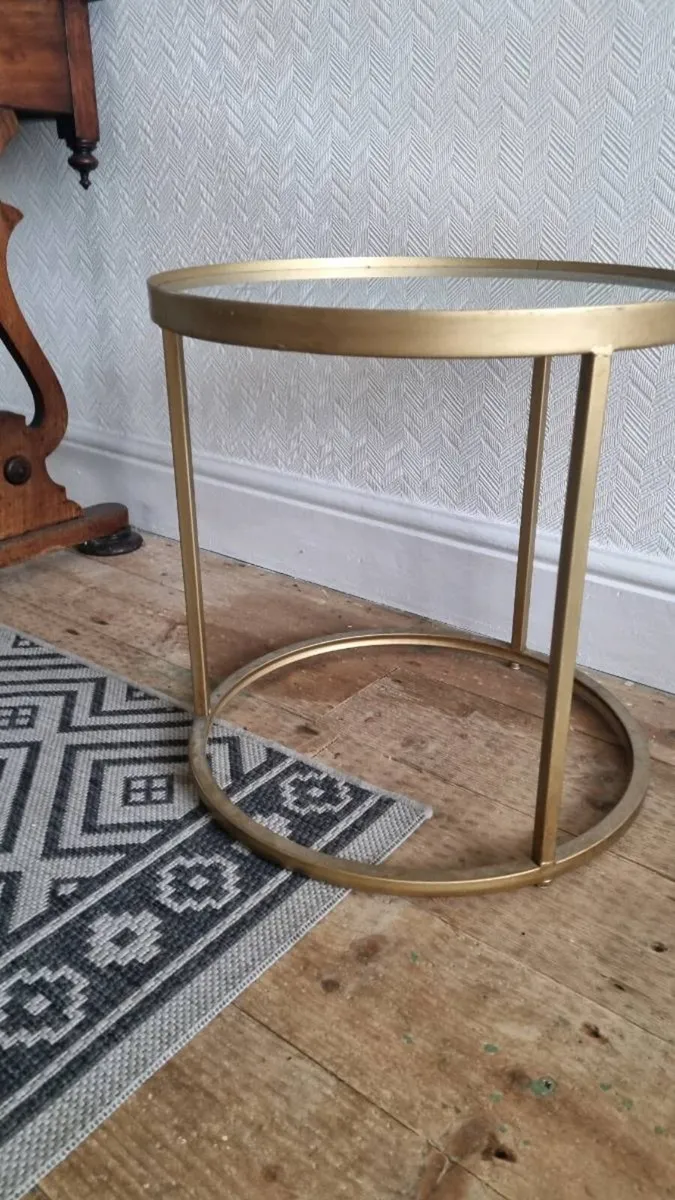 Gold Mirror Coffee Table - Image 3