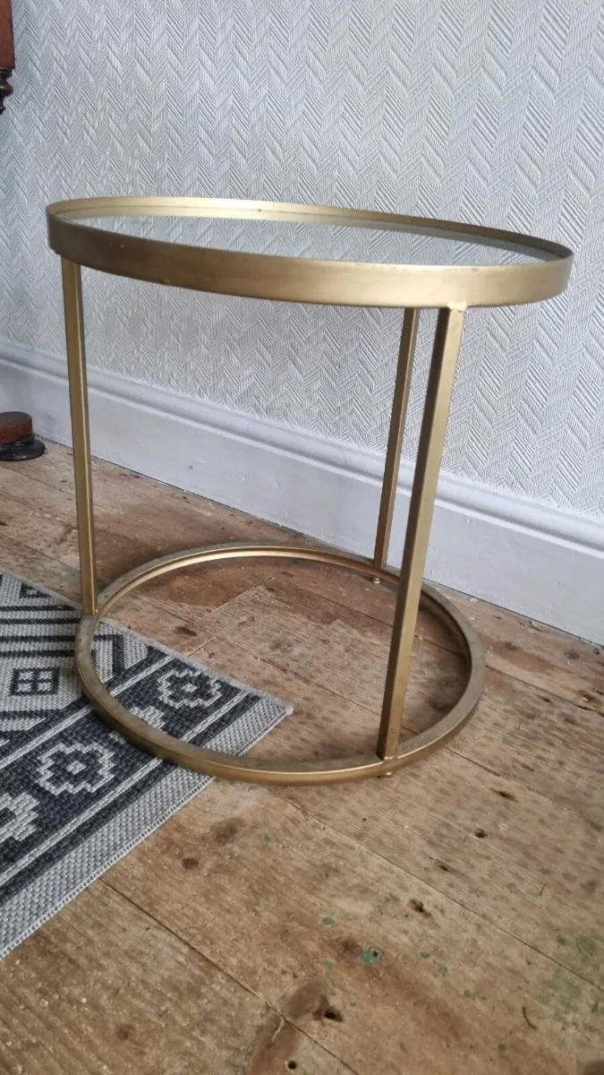 Gold Mirror Coffee Table - Image 4