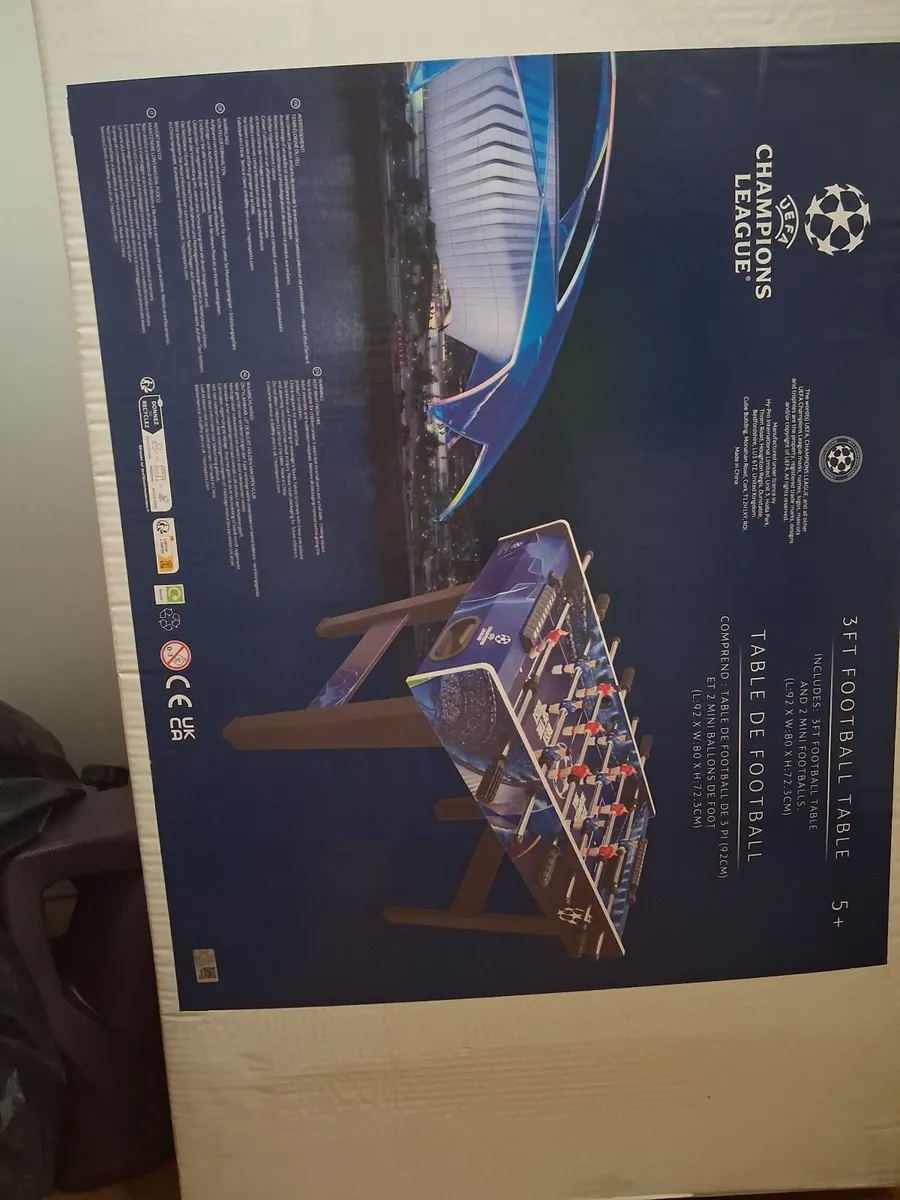 Brand new football table