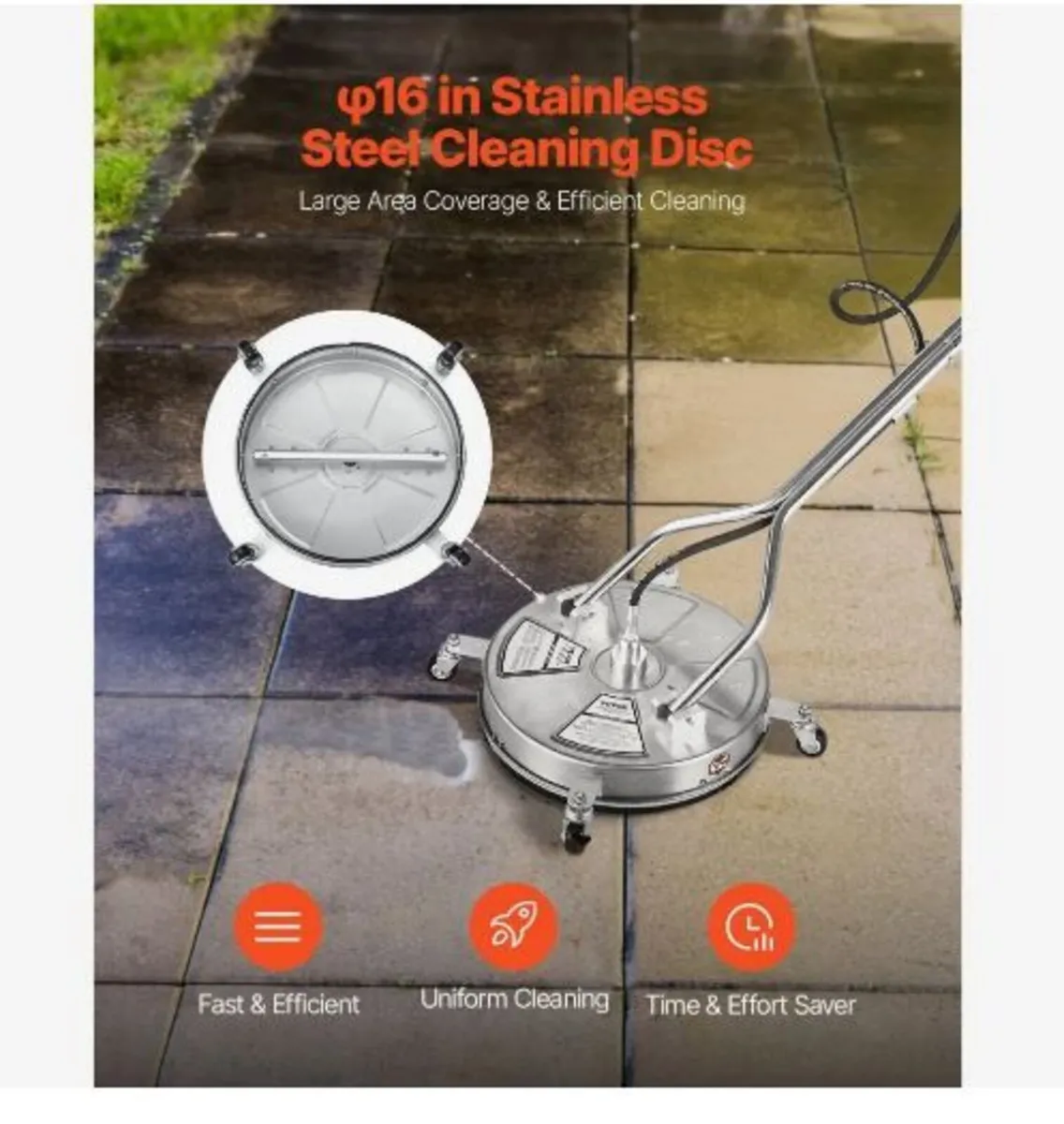 18" Pressure Washer Surface Cleaner - Image 2