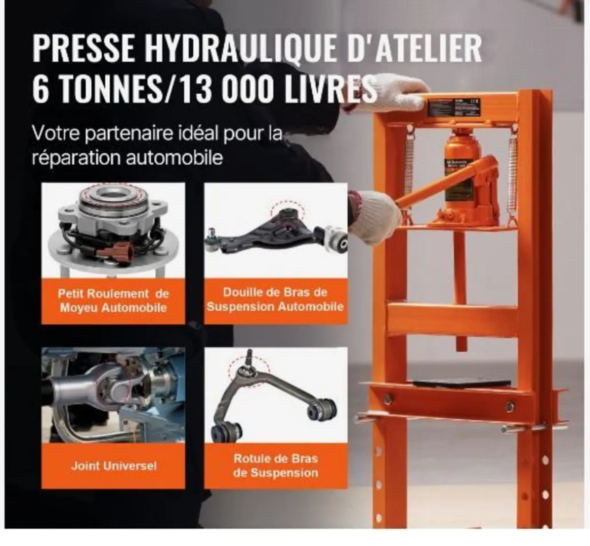 Hydraulic Shop Press 6 Ton - Image 3