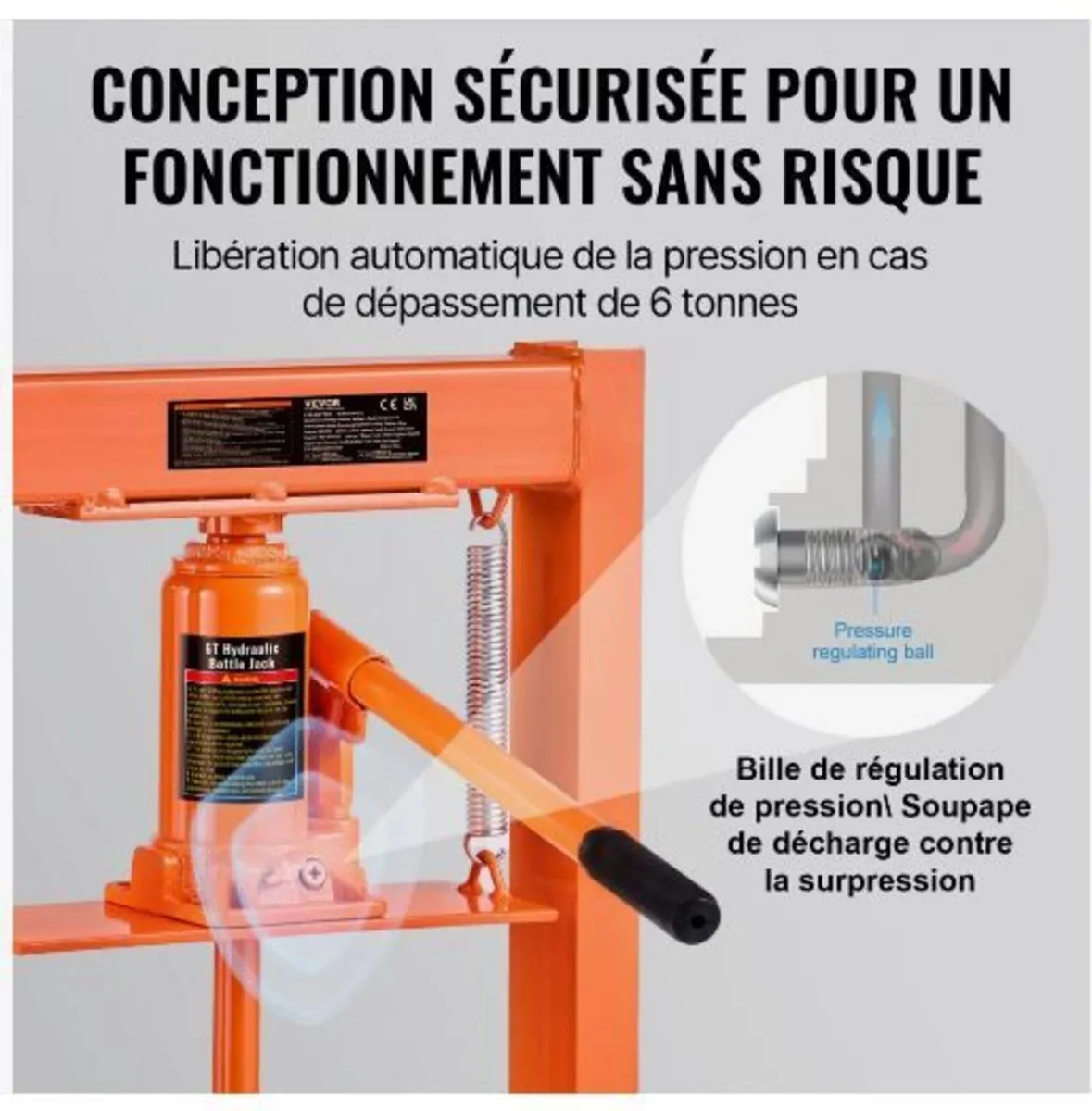 Hydraulic Shop Press 6 Ton - Image 4