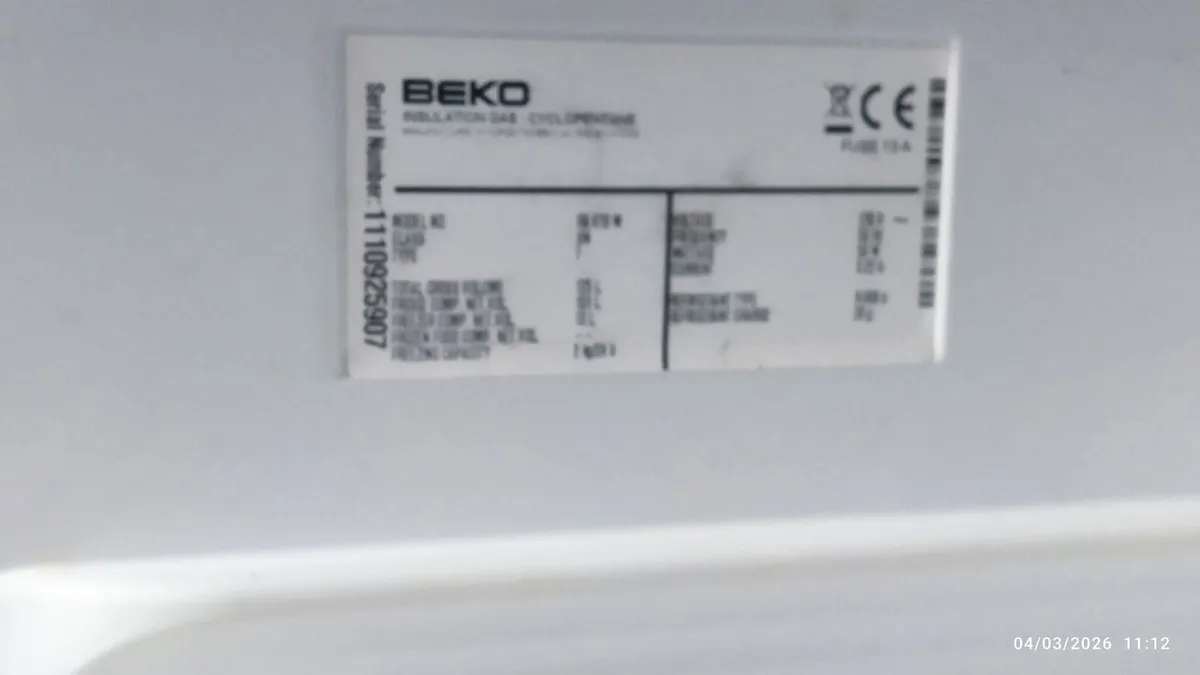 BECO compact kitchen fridge - Image 4