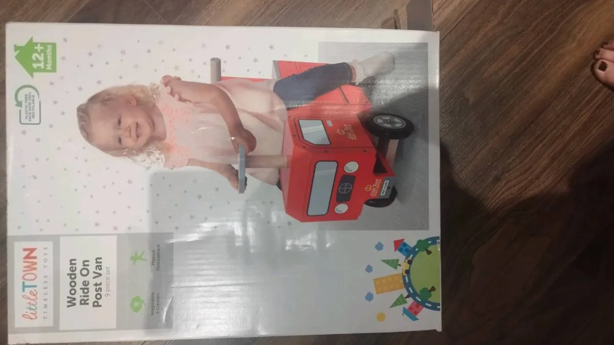 Wooden ride on - Image 1